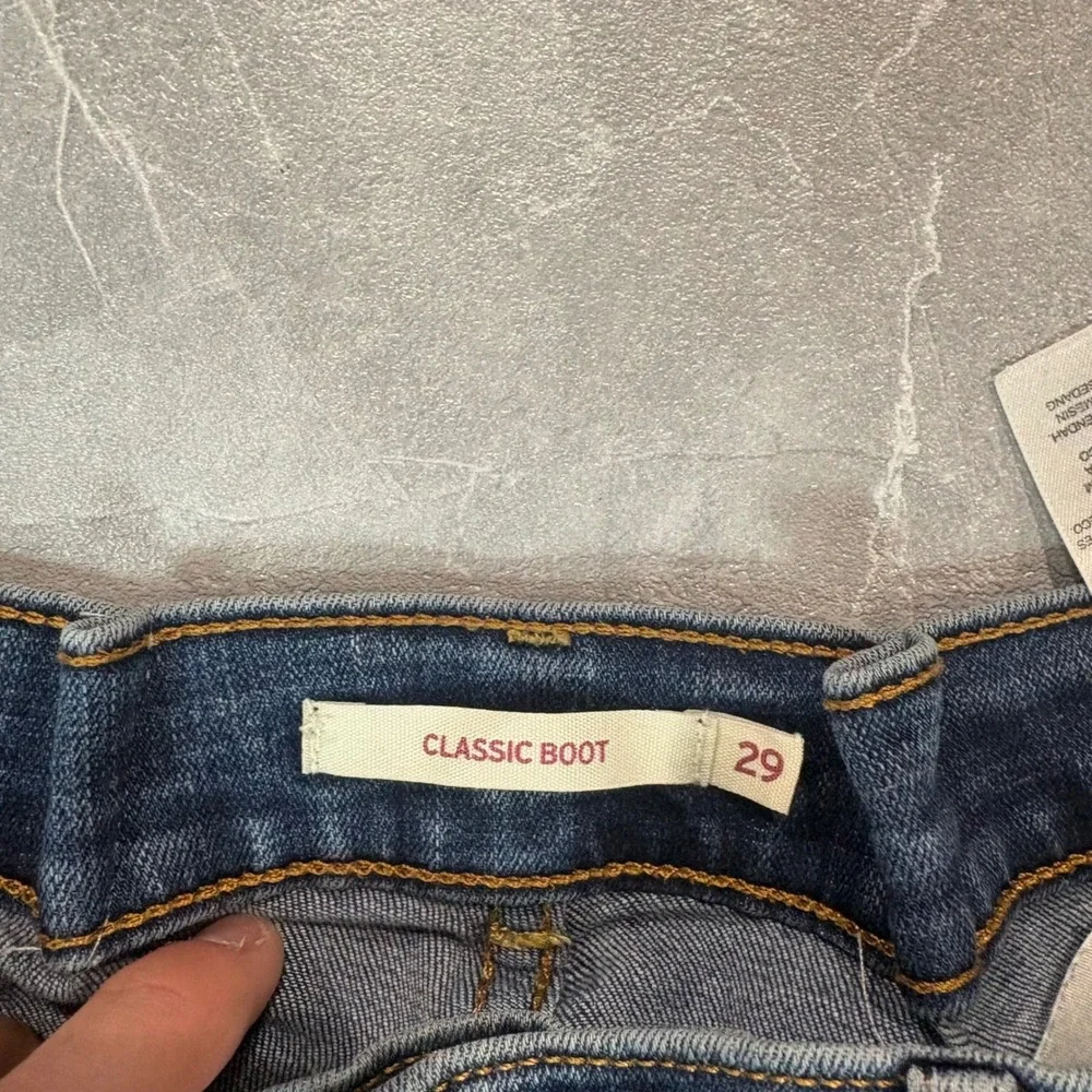Levis Classic Bootcut Jeans Womens 29 Medium Wash Denim Blue Pants 3361